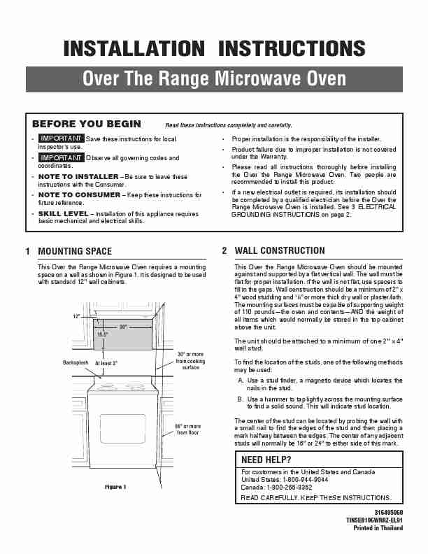 Frigidaire Microwave Oven 316495060-page_pdf